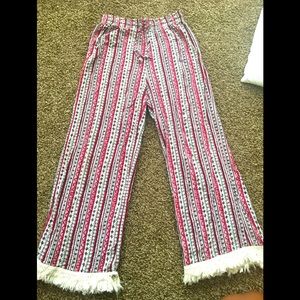 90s flowly boho pants for kids